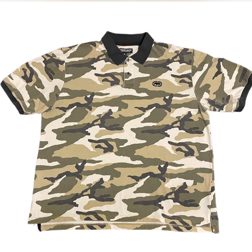 Ecko Khaki Camo Polo